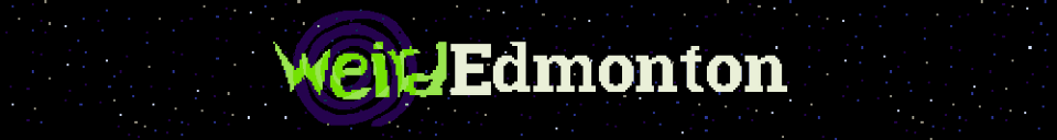 Logo of the Weird Edmonton website